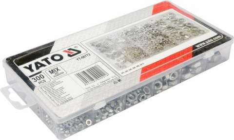 300 SZT NAKRĘTKI METRYCZNE MIX YATO 300 SZT NAKRĘTKI METRYCZNE MIX YATO