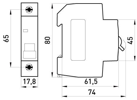 WYŁĄCZNIK NADPRĄDOWY MCB.PRO60 1P C10A 6KA ENEXT WYŁĄCZNIK NADPRĄDOWY MCB.PRO60 1P C10A 6KA ENEXT