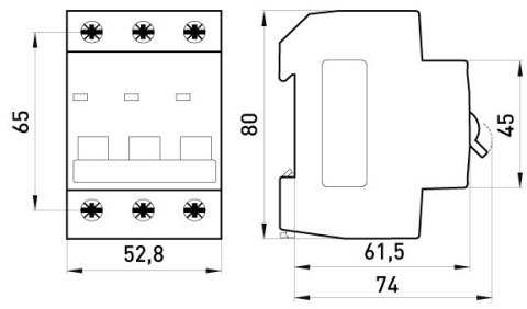 WYŁĄCZNIK NADPRĄDOWY MCB.PRO60 3P C16A 6KA ENEXT WYŁĄCZNIK NADPRĄDOWY MCB.PRO60 3P C16A 6KA ENEXT