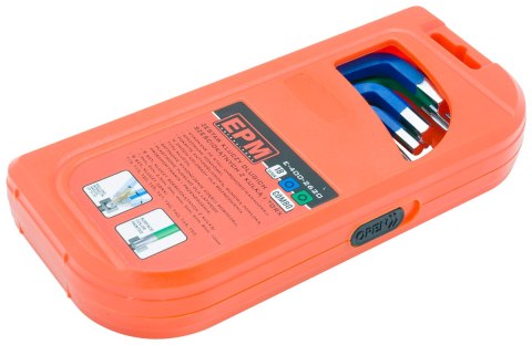 KOMPLET KLUCZY TRZPIENIOWYCH HEX I TORX DŁUGIE 18 SZTUK EPM KOMPLET KLUCZY TRZPIENIOWYCH HEX I TORX DŁUGIE 18 SZTUK EPM