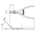 SZCZYPCE DO PIERŚCIENI ZEWNĘTRZNE ODGIĘTE 140MM BETA
