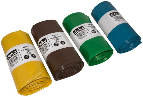 WOREK RECYKLING ŻÓŁTY METALE I TWORZYWA SZTUCZNE 120L A10 DEKA WOREK RECYKLING ŻÓŁTY METALE I TWORZYWA SZTUCZNE 120L A10 DEKA