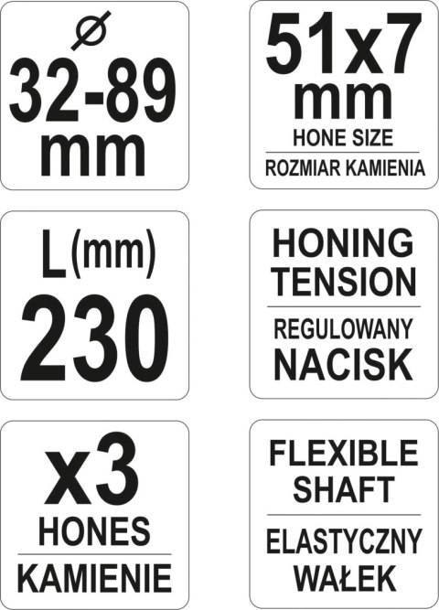 HONOWNICA DO CYLINDRÓW 32-89MM YATO HONOWNICA DO CYLINDRÓW 32-89MM YATO