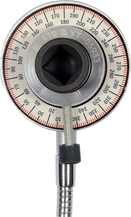 KĄTOMIERZ Z UCHWYTEM DO KLUCZA DYNAMOM. 1/2'' YATO KĄTOMIERZ Z UCHWYTEM DO KLUCZA DYNAMOM. 1/2'' YATO