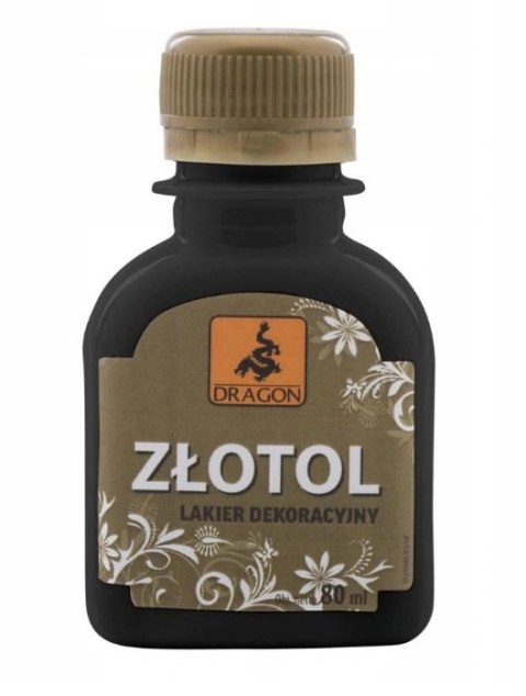 LAKIER DEKORACYJNY ZŁOTOL 80ML UN LAKIER DEKORACYJNY ZŁOTOL 80ML UN