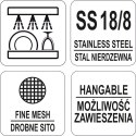 ŁYŻKA CEDZAKOWA 200MM YATO