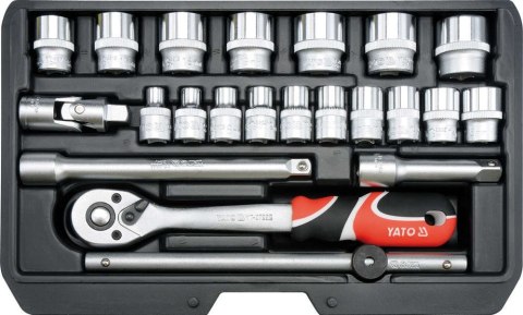 ZESTAW NARZĘDZI 3/8 22CZ XS YATO ZESTAW NARZĘDZI 3/8 22CZ XS YATO