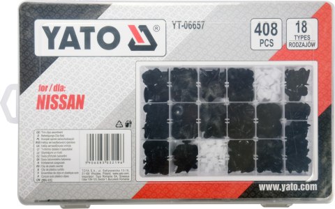 KOMPLET SPINEK SAMOCHODOWYCH NISSAN 408SZT YATO KOMPLET SPINEK SAMOCHODOWYCH NISSAN 408SZT YATO