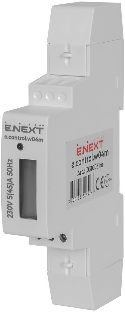 LICZNIK JEDNOFAZOWY E.CONTROL.W04 5(30)A ENEXT LICZNIK JEDNOFAZOWY E.CONTROL.W04 5(30)A ENEXT