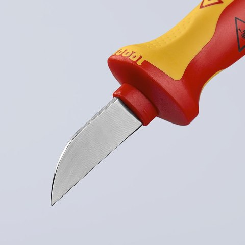 NÓŻ DO KABLI IZOLOWANY 1000V 190MM KNIPEX NÓŻ DO KABLI IZOLOWANY 1000V 190MM KNIPEX