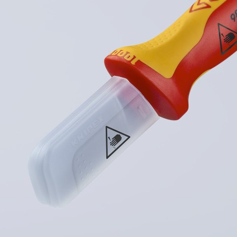 NÓŻ DO KABLI IZOLOWANY 1000V 190MM KNIPEX NÓŻ DO KABLI IZOLOWANY 1000V 190MM KNIPEX