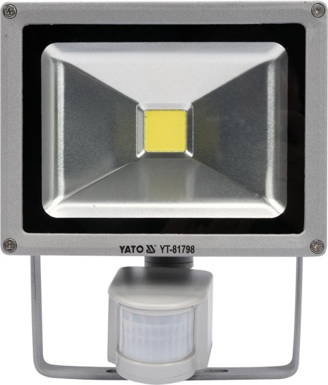 REFLEKTOR DIODOWY Z CZUJNIKIEM RUCHU 20W YATO REFLEKTOR DIODOWY Z CZUJNIKIEM RUCHU 20W YATO