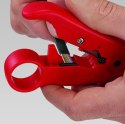 ŚCIĄGACZ IZOLACJI Z KABLI KONCENTRYCZNYCH I TELEINFORMATYCZN KNIPEX
