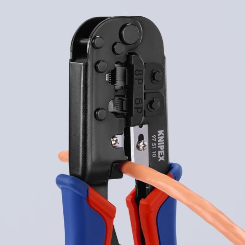 SZCZYPCE DO ZAGNIATANIA WTYKÓW TELEFONICZNYCH TYPU WESTERN KNIPEX SZCZYPCE DO ZAGNIATANIA WTYKÓW TELEFONICZNYCH TYPU WESTERN KNIPEX