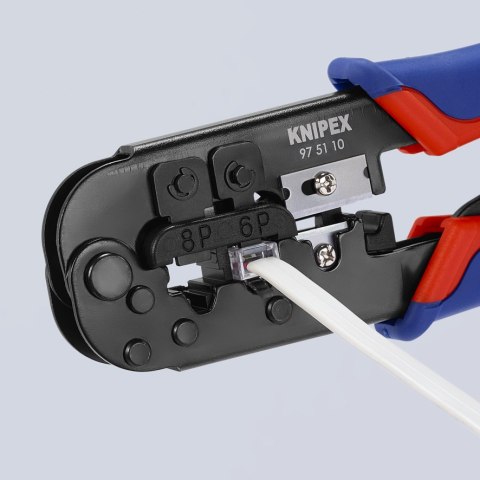 SZCZYPCE DO ZAGNIATANIA WTYKÓW TELEFONICZNYCH TYPU WESTERN KNIPEX SZCZYPCE DO ZAGNIATANIA WTYKÓW TELEFONICZNYCH TYPU WESTERN KNIPEX