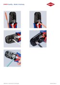 SZCZYPCE DO ZAGNIATANIA WTYKÓW TELEFONICZNYCH TYPU WESTERN KNIPEX