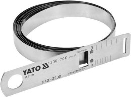 TAŚMA DO POMIARU ŚREDNICY I OBWODU 940-2200/0,1MM NIERDZEWNA YATO