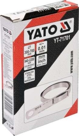 TAŚMA DO POMIARU ŚREDNICY I OBWODU 940-2200/0,1MM NIERDZEWNA YATO