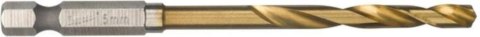 WIERTŁO DO METALU HSS-G TIN 5MM MILWAUKEE WIERTŁO DO METALU HSS-G TIN 5MM MILWAUKEE