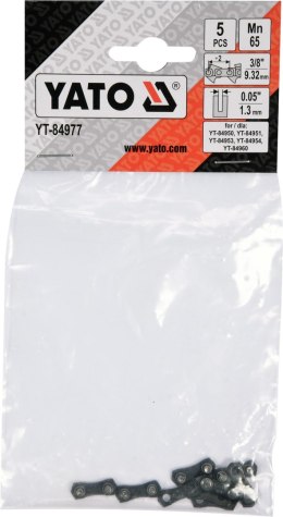 ZESTAW OGNIW DO ŁAŃCUCHA 3/8''/0.05'' YATO