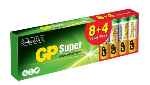 BATERIA SUPER ALKALINE AA LR6 1.5V 12 SZTUK GP BATTERY BATERIA SUPER ALKALINE AA LR6 1.5V 12 SZTUK GP BATTERY
