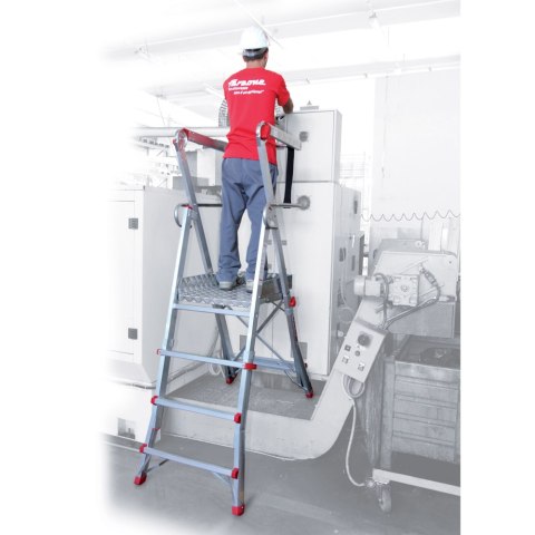 DRABINA/PODEST ROBOCZY PLS5 130/238CM 5 STOPNI FARAONE DRABINA/PODEST ROBOCZY PLS5 130/238CM 5 STOPNI FARAONE
