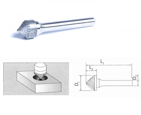 FREZ PALCOWY K1206/CB UN FREZ PALCOWY K1206/CB UN