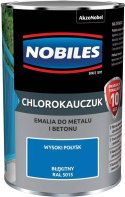 EMALIA CHLOROKAUCZUKOWA 0,9L NIEBIESKA RAL 5015 NOBILES | METAL BETON
