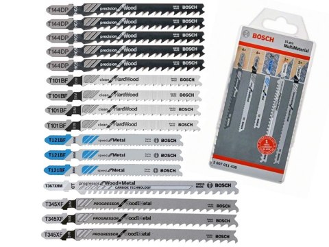 KOMPLET BRZESZCZOTÓW T MULTIMATERIAL 15 SZT. BOSCH KOMPLET BRZESZCZOTÓW T MULTIMATERIAL 15 SZT. BOSCH