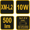 LATARKA XP-L2 CREE 10W 500LM VOREL