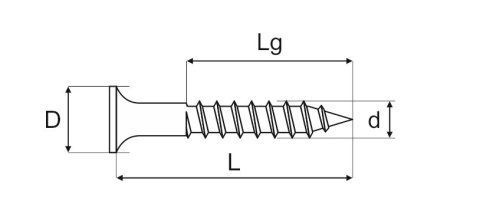 WKRĘT DO DREWNA OCYNK ŻÓŁTY 6.0*60MM GWINT NIEPEŁNY MC FIX WKRĘT DO DREWNA OCYNK ŻÓŁTY 6.0*60MM GWINT NIEPEŁNY MC FIX