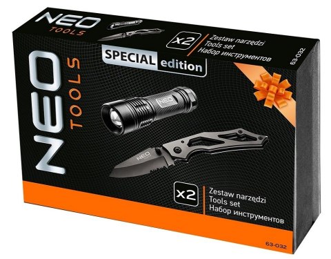 ZESTAW LATARKA+NÓŻ NEO ZESTAW LATARKA+NÓŻ NEO