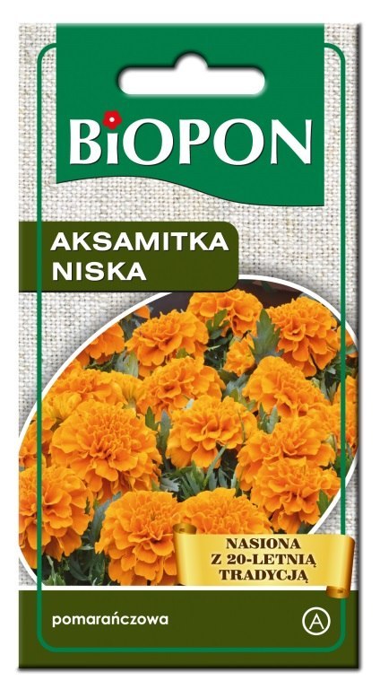 AKSAMITKA NISKA - POMARAŃCZOWA 1G BIOPON AKSAMITKA NISKA - POMARAŃCZOWA 1G BIOPON