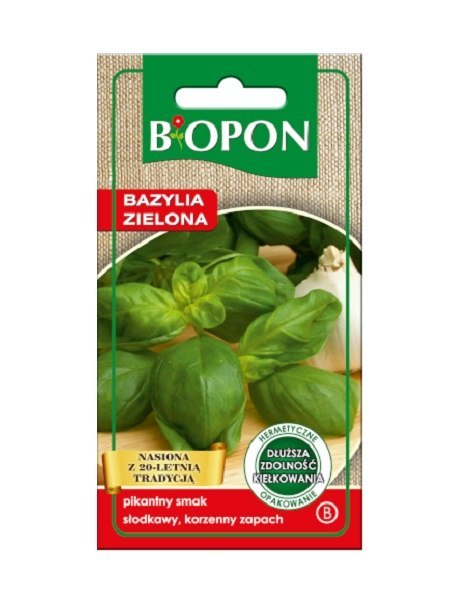 BAZYLIA ZIELONA 0.5G BIOPON BAZYLIA ZIELONA 0.5G BIOPON
