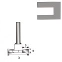 FREZ ROWKUJĄCY T T12 D32 H6.35 B9.4MM DEDRA