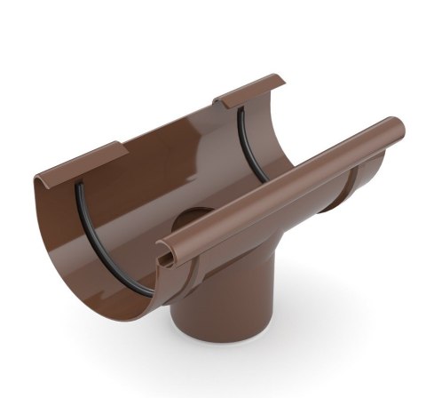 LEJ SPUSTOWY 100/63MM BRĄZ BRYZA BRYZA LEJ SPUSTOWY 100/63MM BRĄZ BRYZA BRYZA