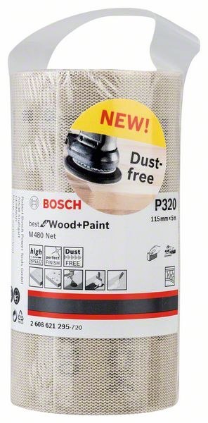 ROLKA PAPIER M480 115*5000MM G320 BOSCH ROLKA PAPIER M480 115*5000MM G320 BOSCH