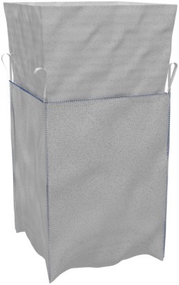 WOREK BIG-BAG 90*90*90 CM BIAŁY,OTWARTY Z KOŁNIERZEM MC GARDEN