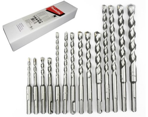 ZESTAW WIERTEŁ SDS-PLUS 14 SZT. MAKITA ZESTAW WIERTEŁ SDS-PLUS 14 SZT. MAKITA