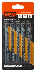 BRZESZCZOT DO WYRZYNARKI 100MM 6TPI DREWNO T144D 5 SZTUK EPM