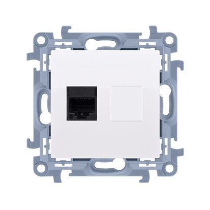 SIMON 10 GNIAZDO KOMPUTERA RJ45 POJEDYŃCZE KAT 5E BIAŁE SIMON SIMON 10 GNIAZDO KOMPUTERA RJ45 POJEDYŃCZE KAT 5E BIAŁE SIMON