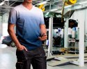 T-SHIRT CIENIOWANY DENIM, ROZMIAR XL NEO