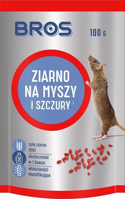 ZIARNO NA MYSZY I SZCZURY 100G BROS ZIARNO NA MYSZY I SZCZURY 100G BROS
