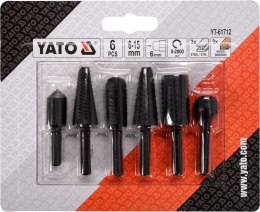 FREZY DO METALU I DREWNA 6-15 MM 6 SZT. YATO