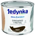JEDYNKA DECO&PROTECT DREWNO I METAL MAT BRĄZ 0,2L
