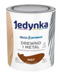 JEDYNKA DECO&PROTECT DREWNO I METAL MAT BRĄZ 0,7L