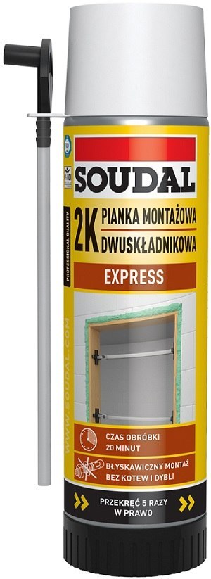PIANKA MONTAŻOWA 400 ML 2K DWUSKŁAD SOUDAL PIANKA MONTAŻOWA 400 ML 2K DWUSKŁAD SOUDAL
