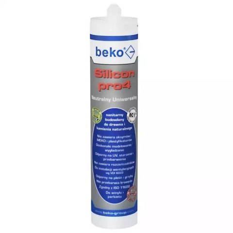 SILICON UNIVERSALNY 310ML SREBRNY ALUMINIUM PRO4. BEKO SILICON UNIVERSALNY 310ML SREBRNY ALUMINIUM PRO4. BEKO
