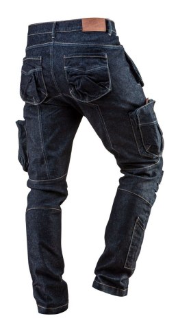 SPODNIE ROBOCZE 5-KIESZENIOWE DENIM ROZMIAR XL NEO
