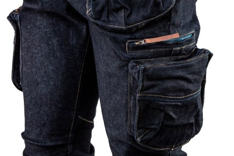 SPODNIE ROBOCZE 5-KIESZENIOWE DENIM ROZMIAR XL NEO SPODNIE ROBOCZE 5-KIESZENIOWE DENIM ROZMIAR XL NEO